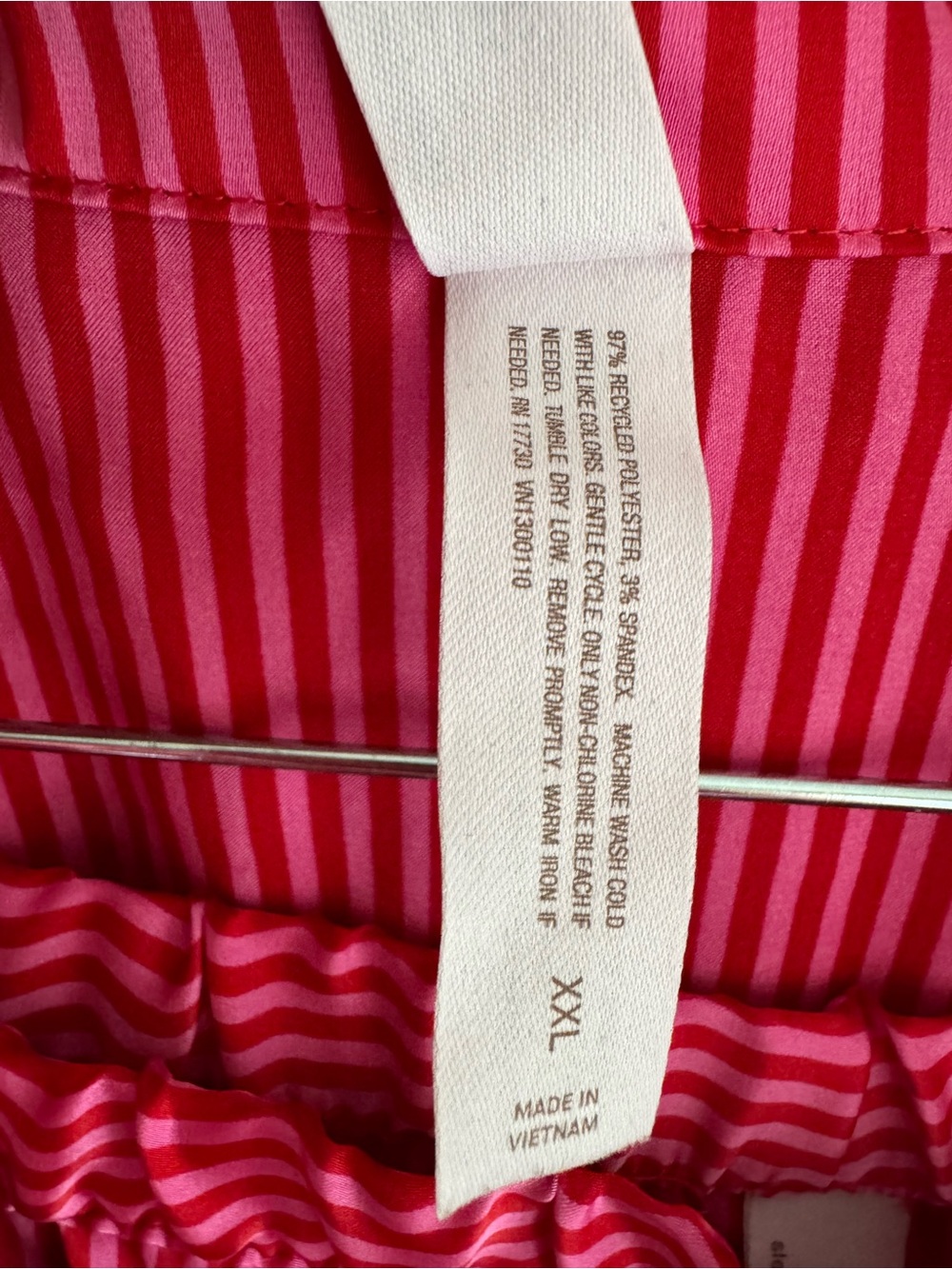 Auden Candy-Striped Pink & Red Button Shirt - Picture 7 of 7
